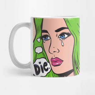 Die Crying Comic Girl Mug